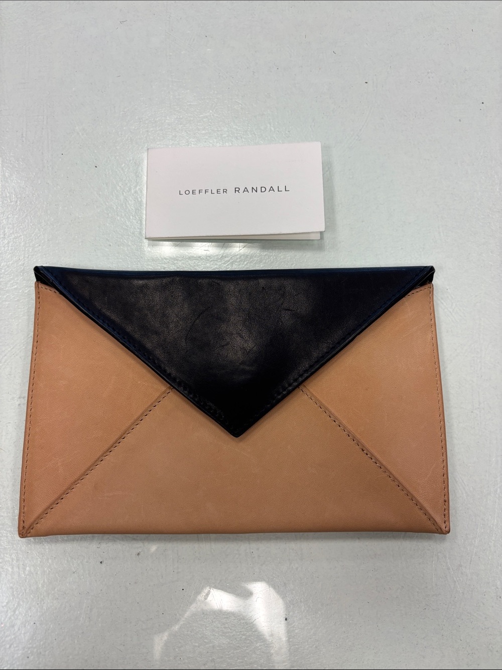 Loeffler Randall Leather Envelope Clutch